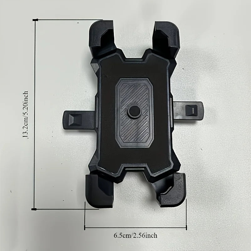 Bicycle Phone Holder with GPS Mount Heavy Duty PVC Bike Phone Mount for Electric Bicycle Motorcycle