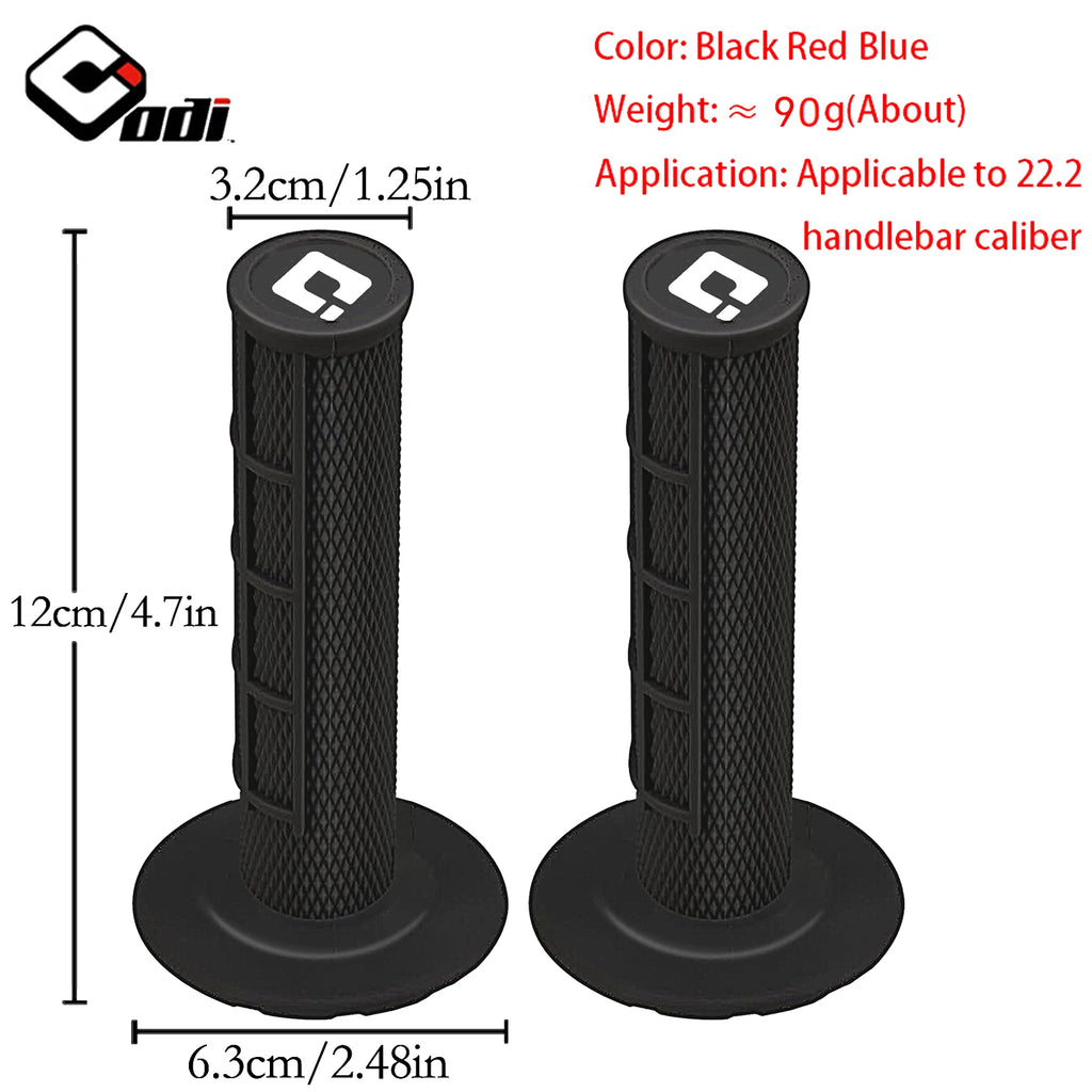 ODI - Motorcycle Aerodynamic Fairing Impact-Resistant Cylindrical Body Easy to Install Suitable Airflow Motorcycle Grips